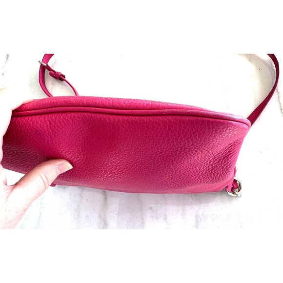 Kate Spade New York Cobble Hill Leather Crossbody Bag Purse Magenta Fushia - Picture 6 of 12
